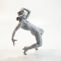 Mô hình tượng nữ quý cô đội mũ Fedora in 3D - Thumbnail 2
