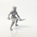 Mô hình 3D Nữ Sát Thủ Tư Thế Cúi Người Dành Cho Máy In 3D - Thumbnail 3