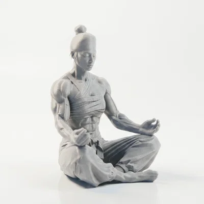 Mô hình Nữ Vận động viên Thể hình Thiền định 3D Printable