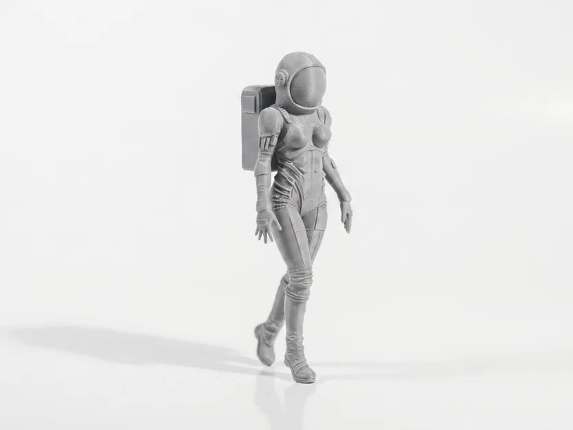 Mô hình Nữ Phi hành gia 3D - Nhà thám hiểm không gian - Image 2