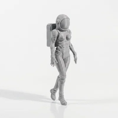 Mô hình Nữ Phi hành gia 3D - Nhà thám hiểm không gian