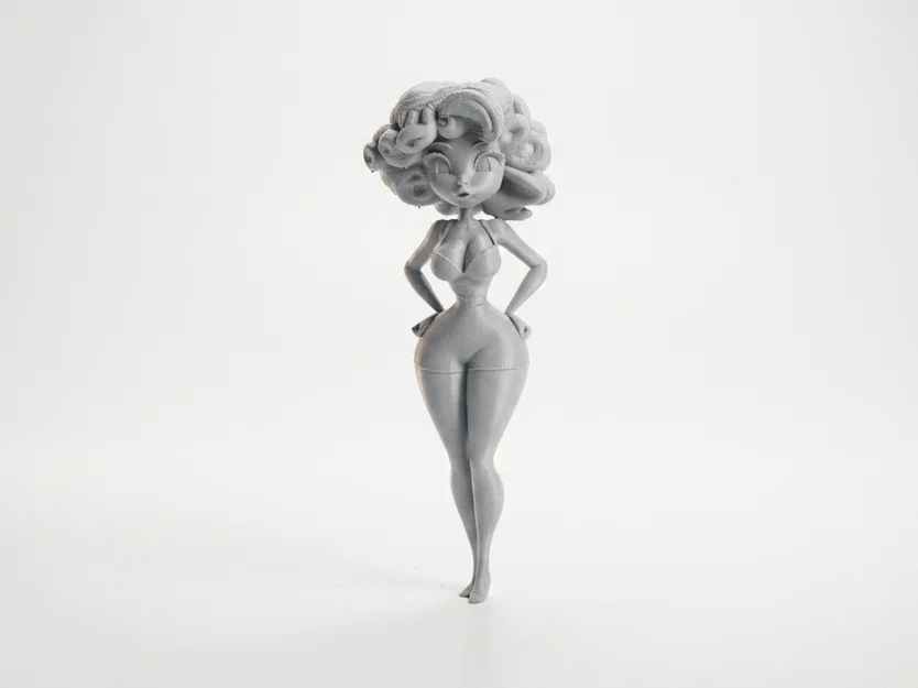 Mô hình nhân vật nữ cách điệu in 3D - Image 1