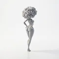 Mô hình nhân vật nữ cách điệu in 3D - Thumbnail 3