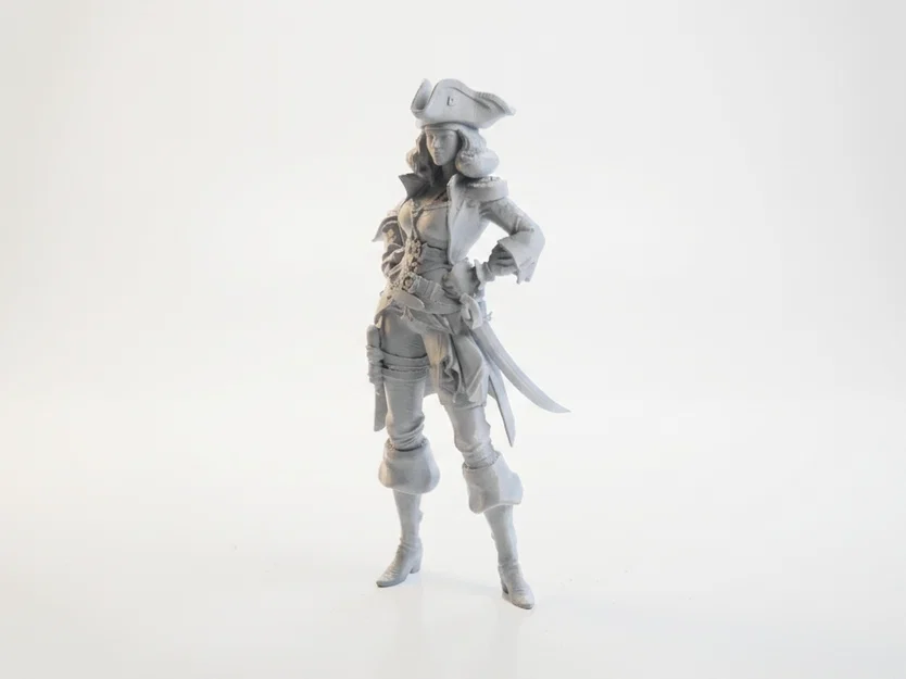 Mô hình nữ cướp biển Jack Sparrow in 3D - Image 1