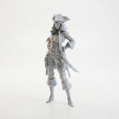 Mô hình nữ cướp biển Jack Sparrow in 3D