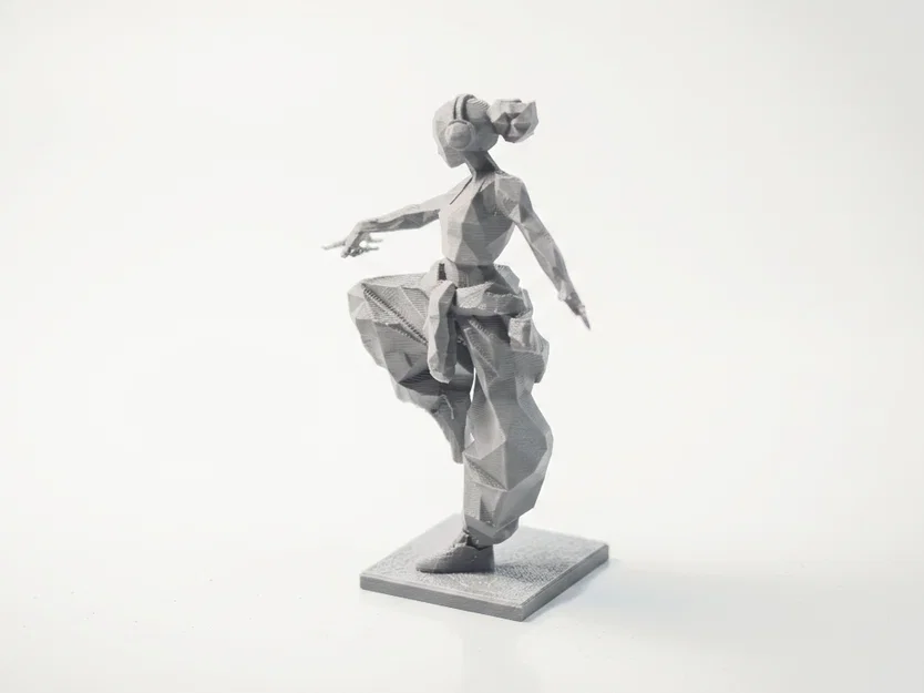 Mô hình 3D Nữ vũ công Hip Hop - Image 1