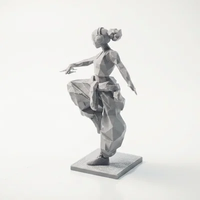 Mô hình 3D Nữ vũ công Hip Hop