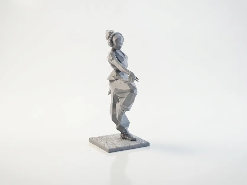 Mô hình 3D Nữ vũ công Hip Hop - Image 3