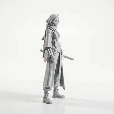 Mô Hình Nữ Ninja (Female Ninja) - Mẫu In 3D Chi Tiết