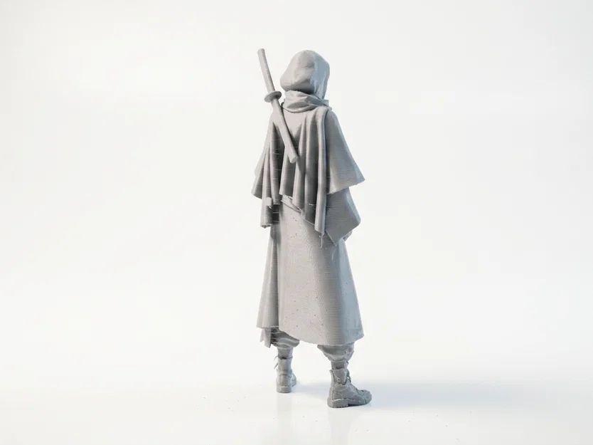 Mô Hình Nữ Ninja (Female Ninja) - Mẫu In 3D Chi Tiết - Image 3