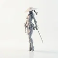Mô hình Nữ Samurai Chiến Binh - File 3D Printable - Thumbnail 2