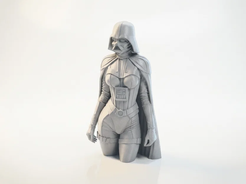 Mô hình tượng bán thân Nữ Darth Vader - Star Wars Collectible 3D - Image 1
