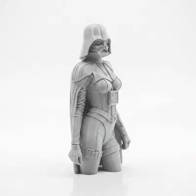 Mô hình tượng bán thân Nữ Darth Vader - Star Wars Collectible 3D