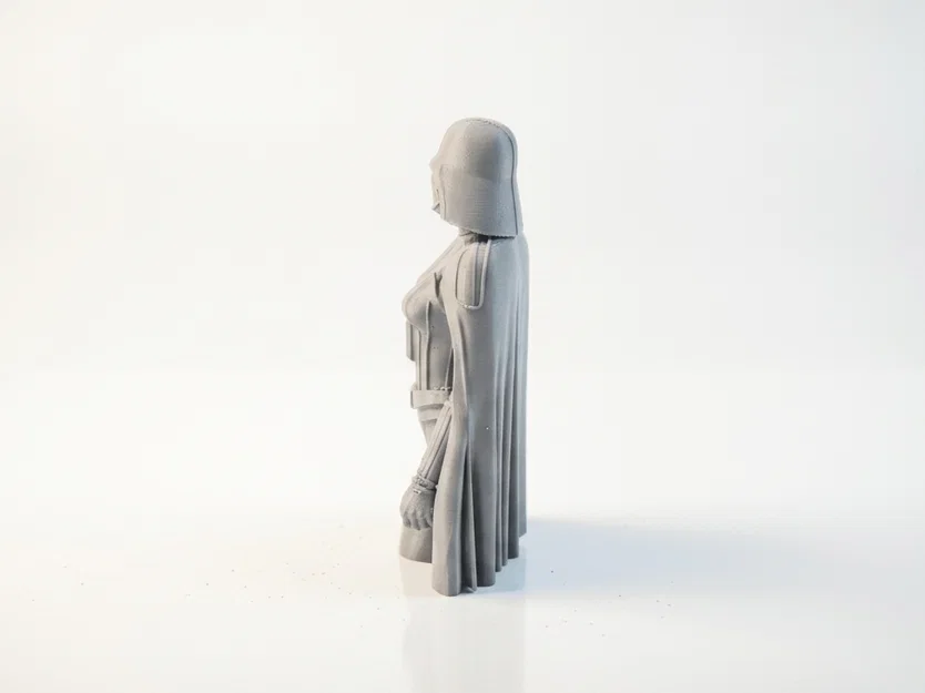 Mô hình tượng bán thân Nữ Darth Vader - Star Wars Collectible 3D - Image 4