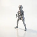 Mô hình 3D Nữ Vận động viên Quần vợt đầy năng động - Thumbnail 1