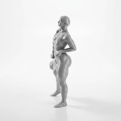 Mô hình tượng nữ vận động viên mặc Bikini - File STL in 3D