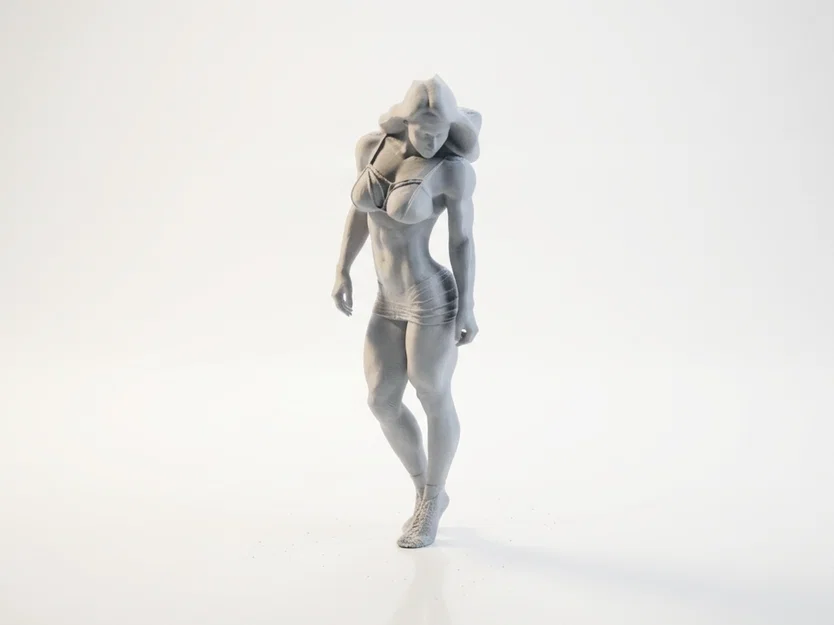 Mô hình nữ vận động viên - File in 3D (Athletic Woman Figurine) - Image 1