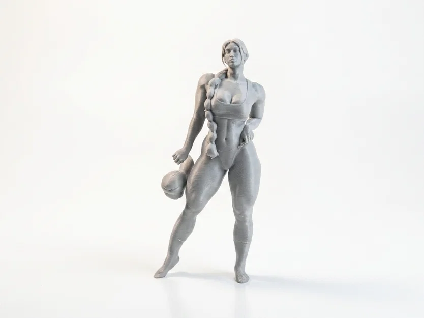 Mô hình tượng nữ vận động viên mặc Bikini - File STL in 3D - Image 2