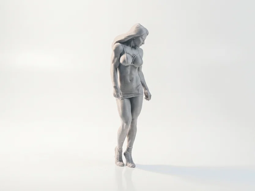 Mô hình nữ vận động viên - File in 3D (Athletic Woman Figurine) - Image 2