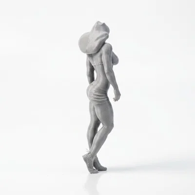 Mô hình nữ vận động viên - File in 3D (Athletic Woman Figurine)