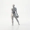 Mô hình tượng nữ vận động viên mặc Bikini - File STL in 3D - Thumbnail 4