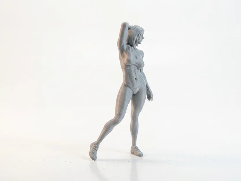 Mô hình tượng 3D Nữ vận động viên khỏe khoắn - File in 3D Fitness - Image 2