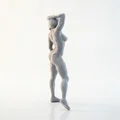 Mô hình tượng 3D Nữ vận động viên khỏe khoắn - File in 3D Fitness - Thumbnail 3