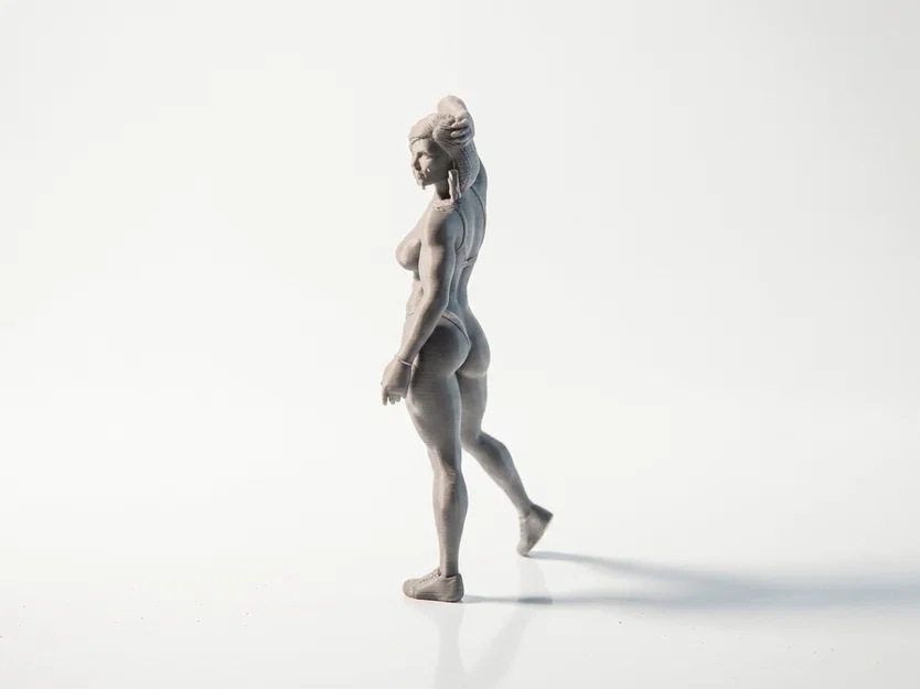 Mô hình tượng 3D Nữ vận động viên khỏe khoắn - File in 3D Fitness - Image 4