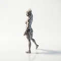 Mô hình tượng 3D Nữ vận động viên khỏe khoắn - File in 3D Fitness - Thumbnail 4