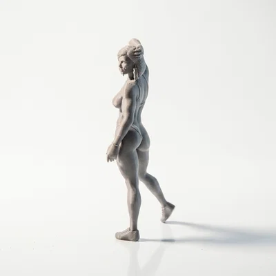 Mô hình tượng 3D Nữ vận động viên khỏe khoắn - File in 3D Fitness