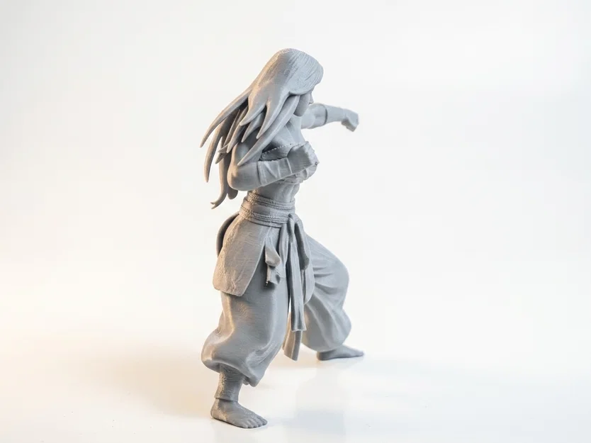 Mô hình tượng nữ võ sĩ Martial Arts 3D Printable - Image 3