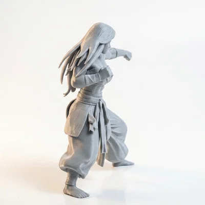 Mô hình tượng nữ võ sĩ Martial Arts 3D Printable