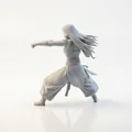 Mô hình tượng nữ võ sĩ Martial Arts 3D Printable - Thumbnail 4