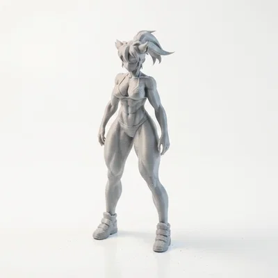 Mô hình 3D Nữ vận động viên Athletic Female Figurine (File STL)