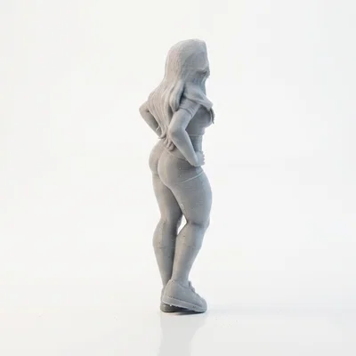 Mô hình 3D Cheerleader năng động, khỏe khoắn