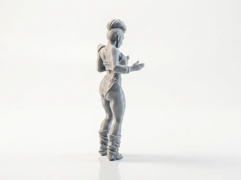 Mô hình 3D nữ vận động viên khỏe khoắn - Image 3