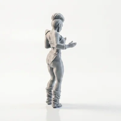 Mô hình 3D nữ vận động viên khỏe khoắn