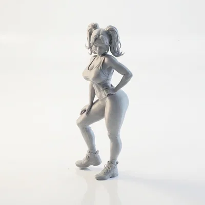 Mô hình tượng nữ vận động viên tập Gym 3D có thể in được