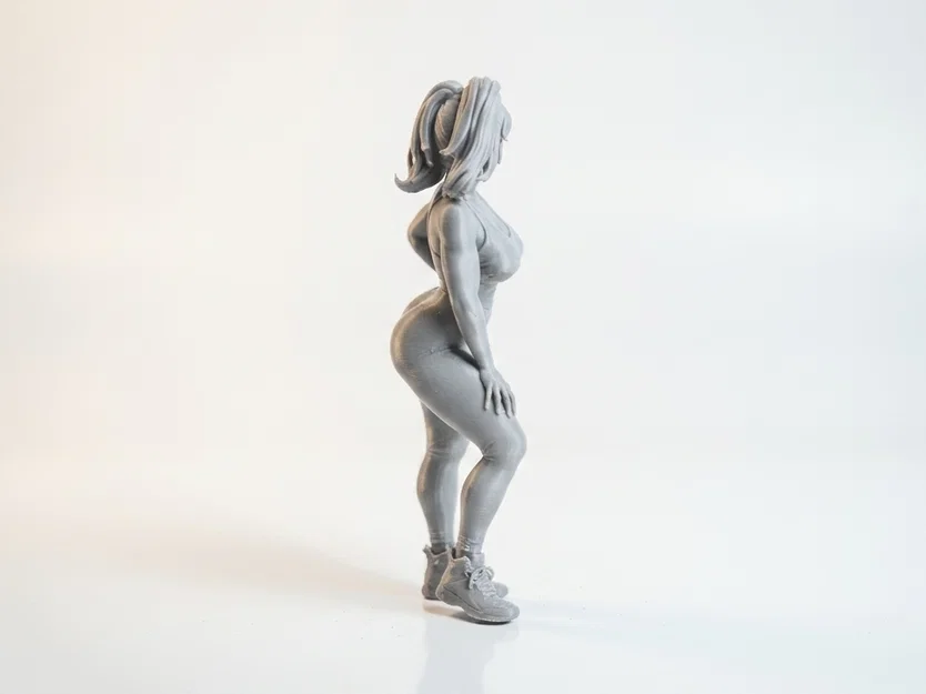 Mô hình tượng nữ vận động viên tập Gym 3D có thể in được - Image 3