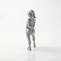 Mô hình tượng nữ vận động viên tập Gym 3D có thể in được - Thumbnail 4