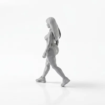 Mô hình tượng nữ thể thao đang bước đi - 3D Printable