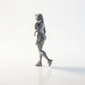 Mô hình 3D in được - Tượng nữ vận động viên đang bước đi - Thumbnail 4
