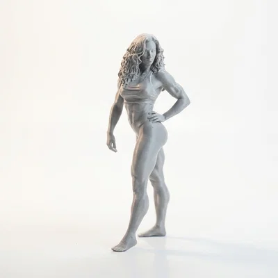 Mô hình tượng nữ vận động viên 3D (Fit Lady Pose) - File STL in 3D