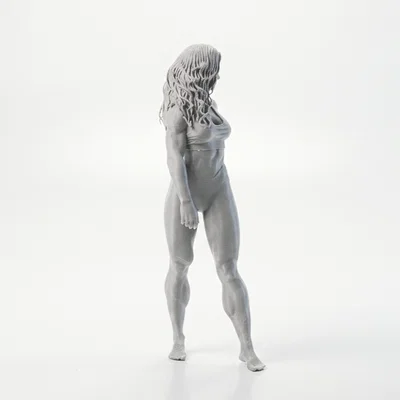 Mô hình tượng nữ vận động viên 3D (Fit Lady Pose) - File STL in 3D
