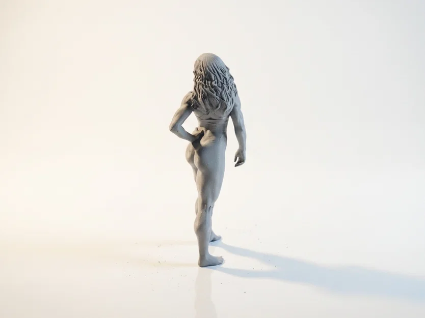 Mô hình tượng nữ vận động viên 3D (Fit Lady Pose) - File STL in 3D - Image 4