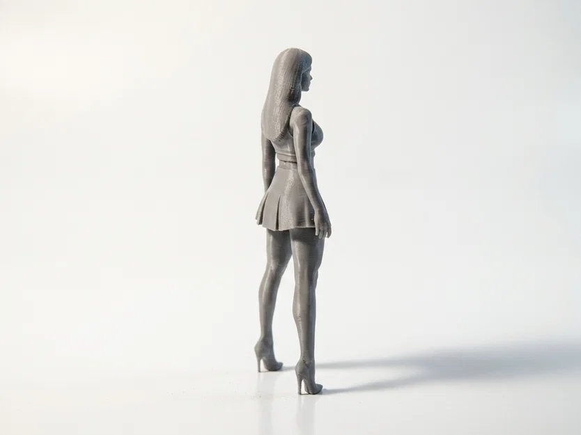 Mô hình 3D cô nàng vận động viên khỏe khoắn - Sẵn sàng in - Image 3