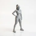 Mô hình 3D cô nàng vận động viên Fitness Girl - Thumbnail 2