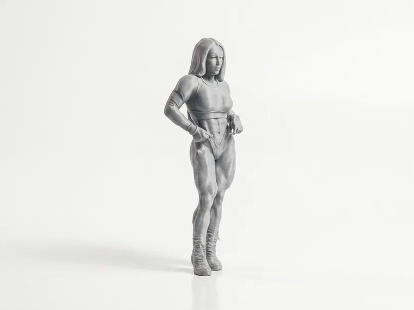 Mô hình 3D Nữ Vận Động Viên Thể Hình (Fitness Lady) - Image 2