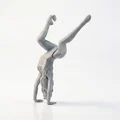 Mô hình 3D in được: Tượng cô gái tập Yoga tư thế dẻo dai - Thumbnail 2