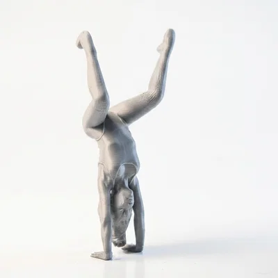 Mô hình 3D in được: Tượng cô gái tập Yoga tư thế dẻo dai